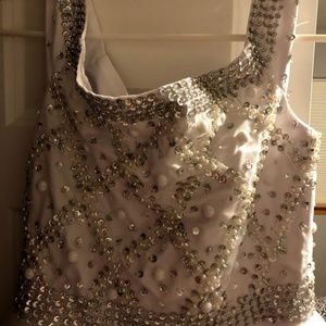 Girls Beaded Pageant Dress